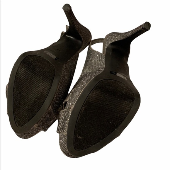 G by Guess Glitter Silver Stilleto shoes - Picture 8 of 8